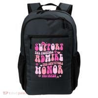 Breast Cancer Awareness Support Admire Honor Backpack thumb 0