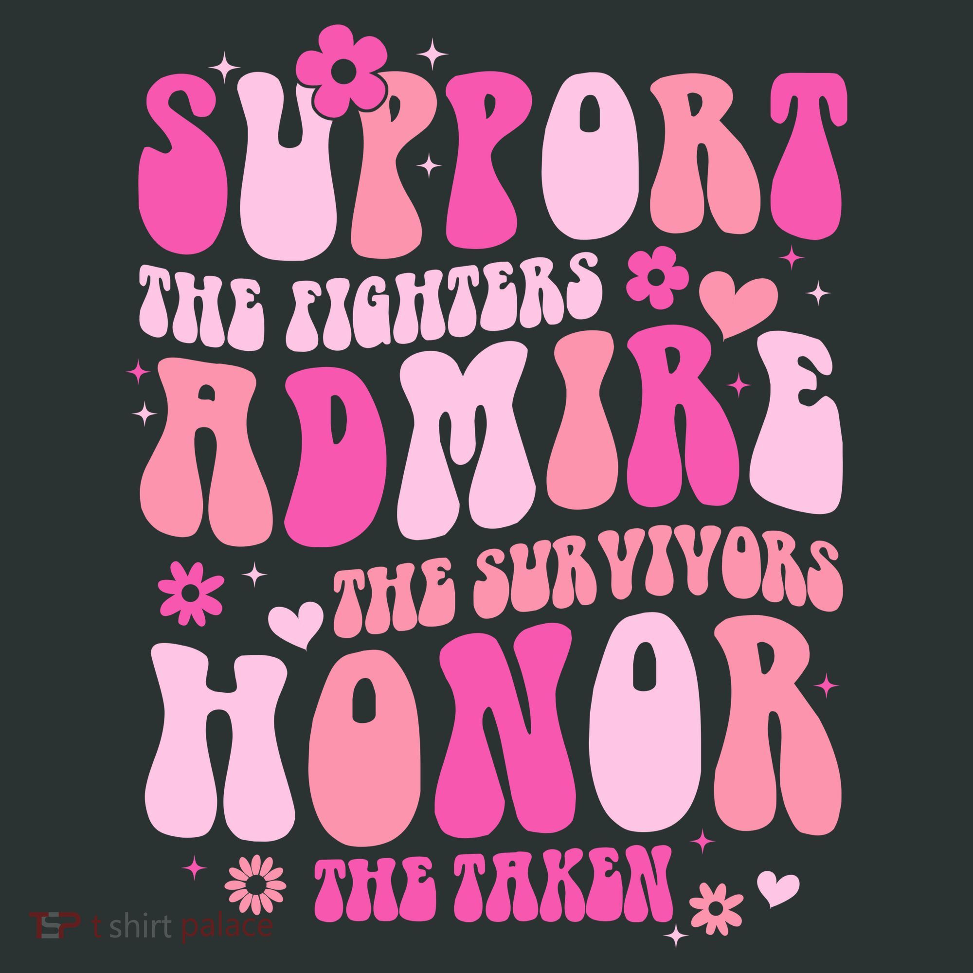 Breast Cancer Awareness Support Admire Honor Baby Bodysuit