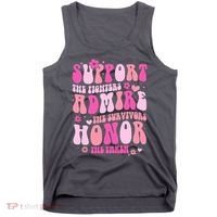 Breast Cancer Awareness Support Admire Honor Tank Top thumb 0