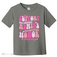 Breast Cancer Awareness Support Admire Honor Toddler T-Shirt thumb 0