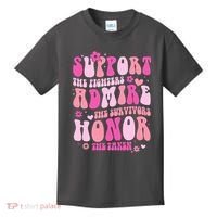 Breast Cancer Awareness Support Admire Honor Kids T-Shirt thumb 0