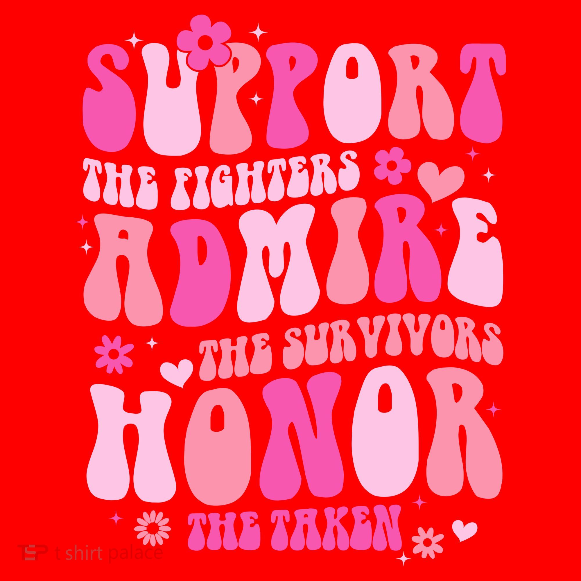 Breast Cancer Awareness Support Admire Honor Santa Hat