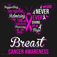Breast Cancer Awareness Pink Butterfly Ribbon Quotes Mousepad thumb 1