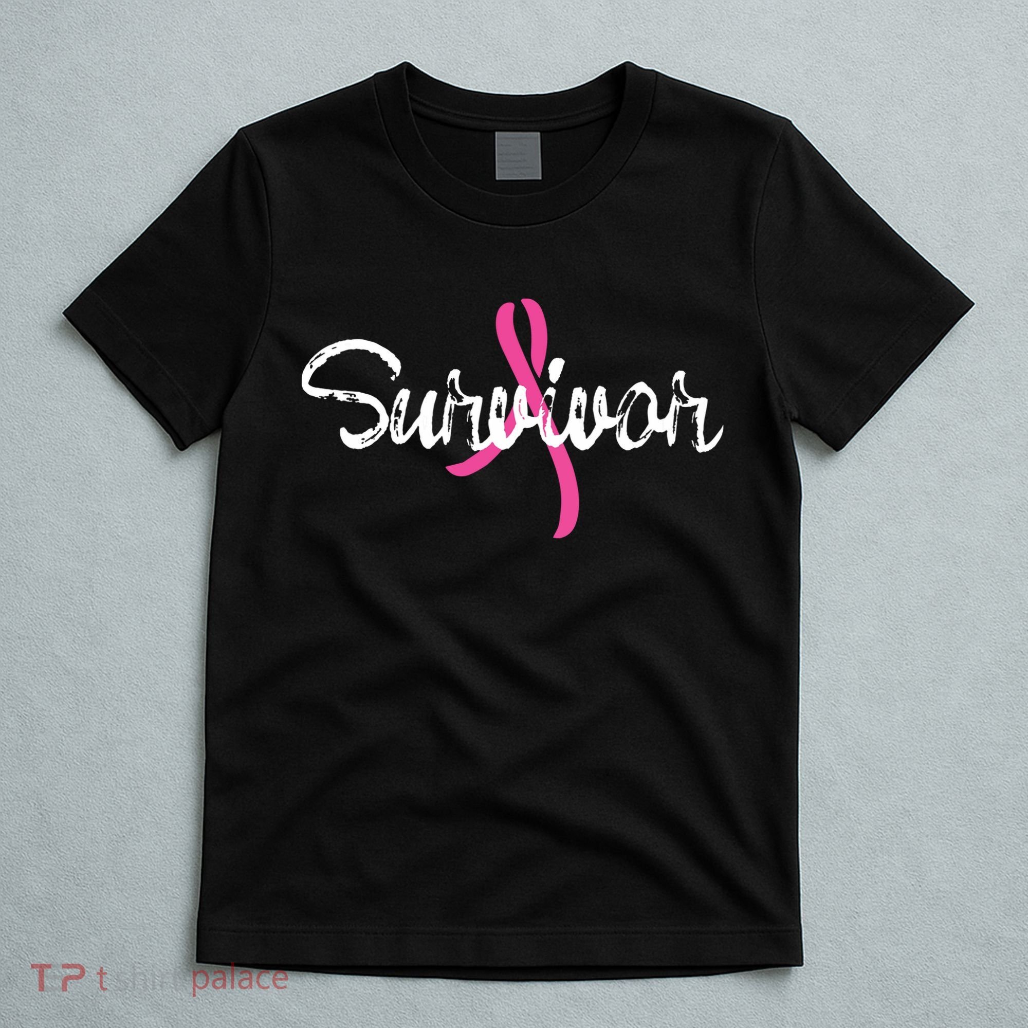 Breast Cancer Awareness Survivor Pink Ribbon Gift T-Shirt