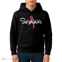 Breast Cancer Awareness Survivor Pink Ribbon Gift Kids Hoodie thumb 4