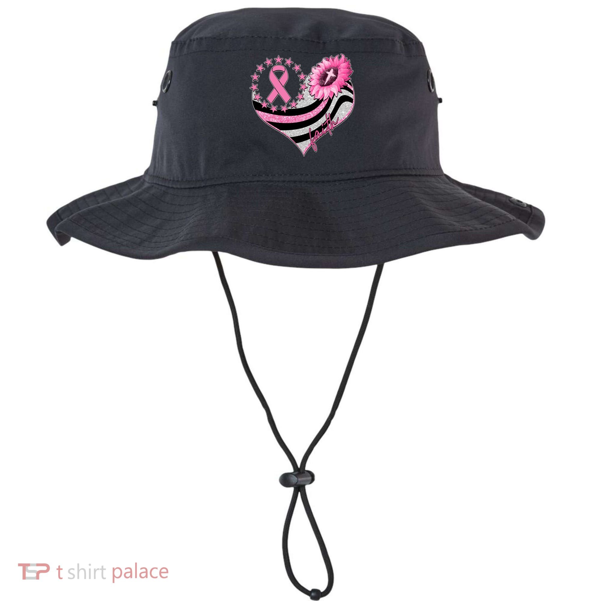 Breast Cancer Awareness Faith Bucket Hat