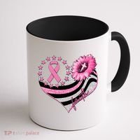 Breast Cancer Awareness Faith Coffee Mug thumb 1
