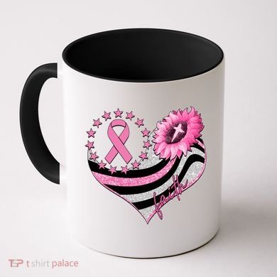 Breast Cancer Awareness Faith Coffee Mug