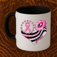 Breast Cancer Awareness Faith Coffee Mug thumb 2