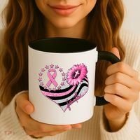 Breast Cancer Awareness Faith Coffee Mug thumb 3