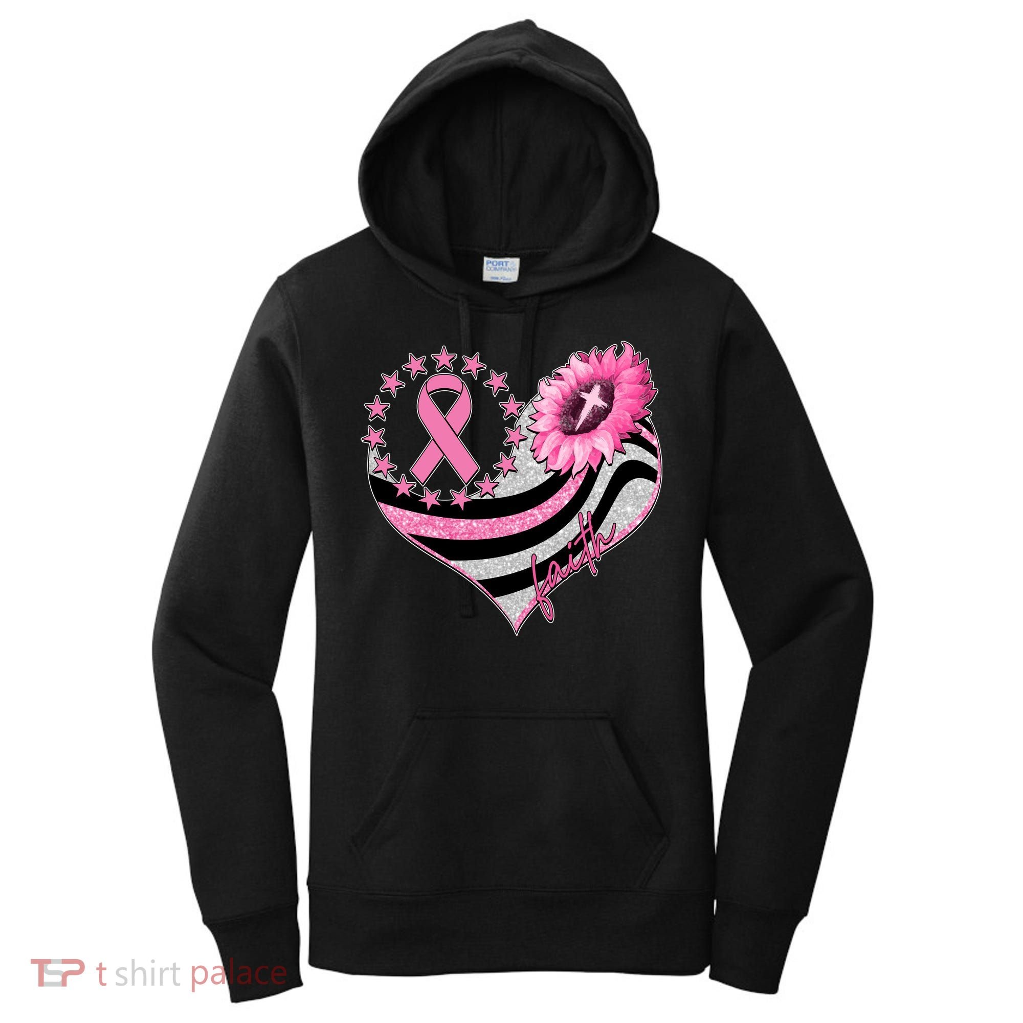 Breast Cancer Awareness Faith Women's Hoodie