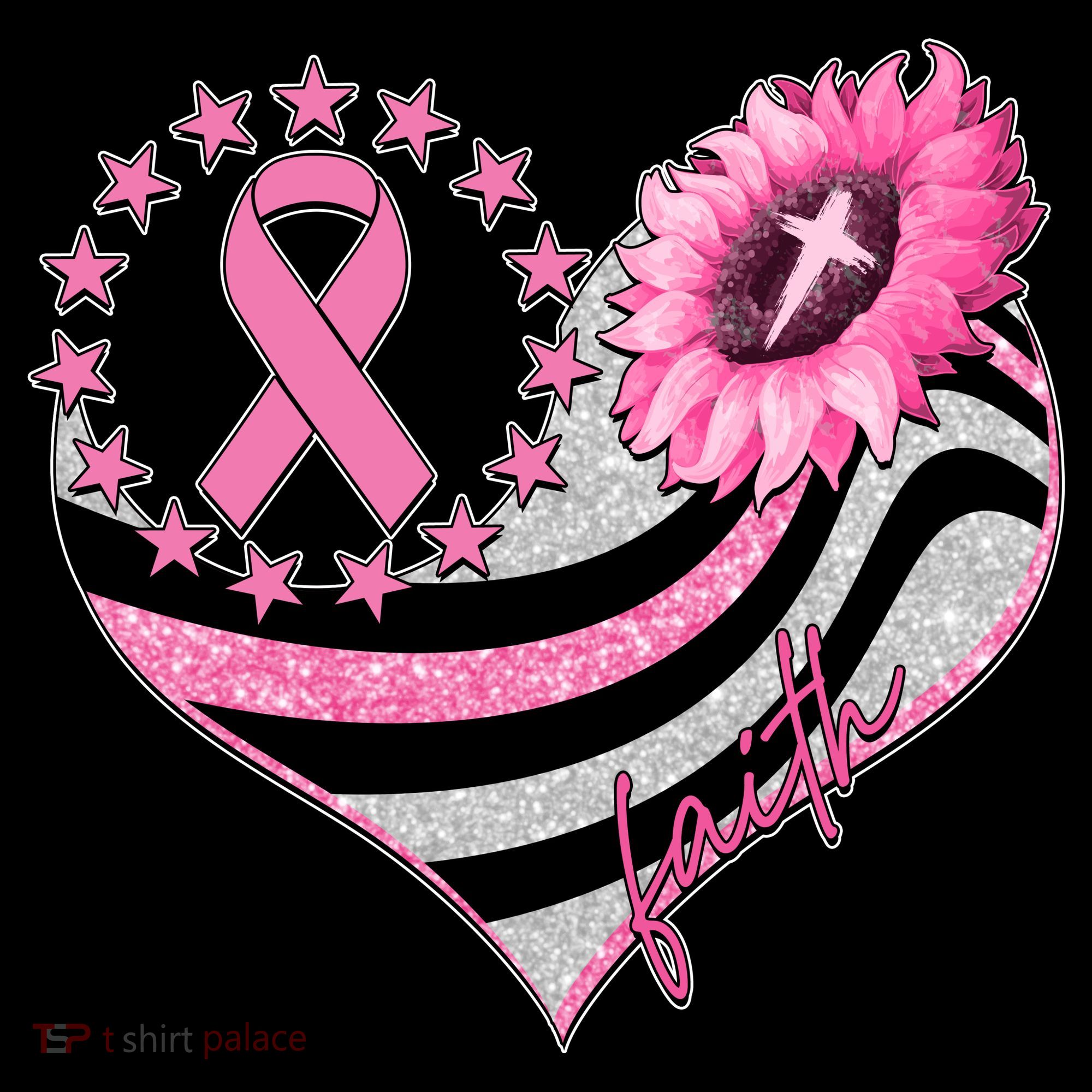 Breast Cancer Awareness Faith Women's Hoodie