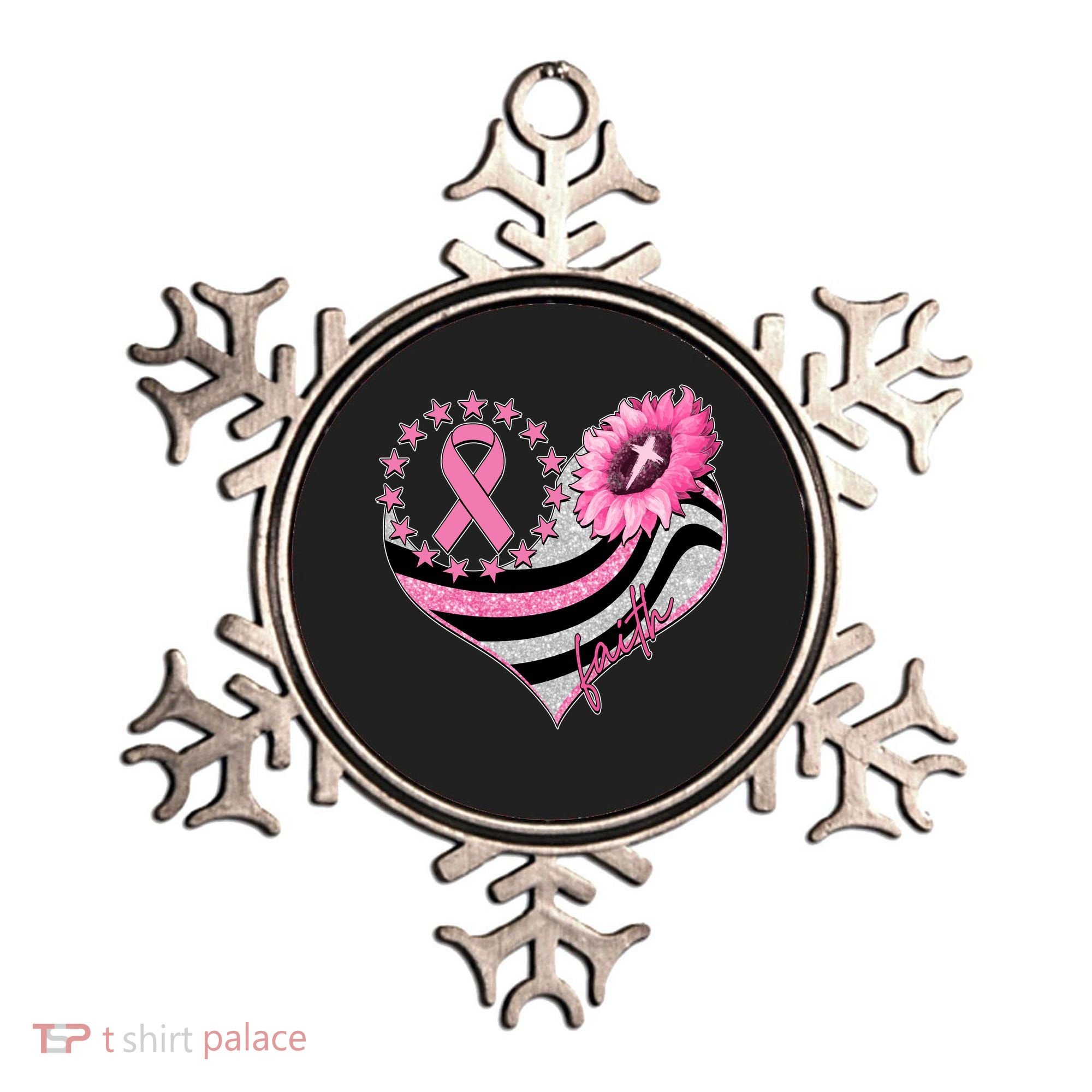 Breast Cancer Awareness Faith Ornament