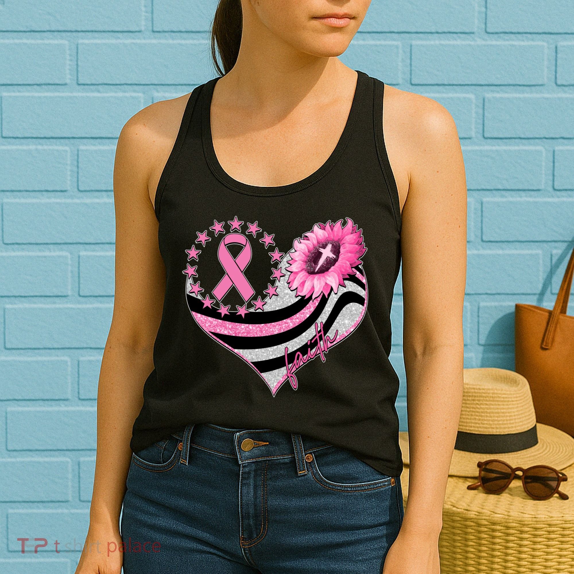 Breast Cancer Awareness Faith Women's Tank Top