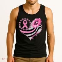Breast Cancer Awareness Faith Tank Top thumb 3