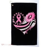 Breast Cancer Awareness Faith Golf Towel thumb 0