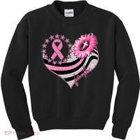 Breast Cancer Awareness Faith Kids Sweatshirt thumb 0