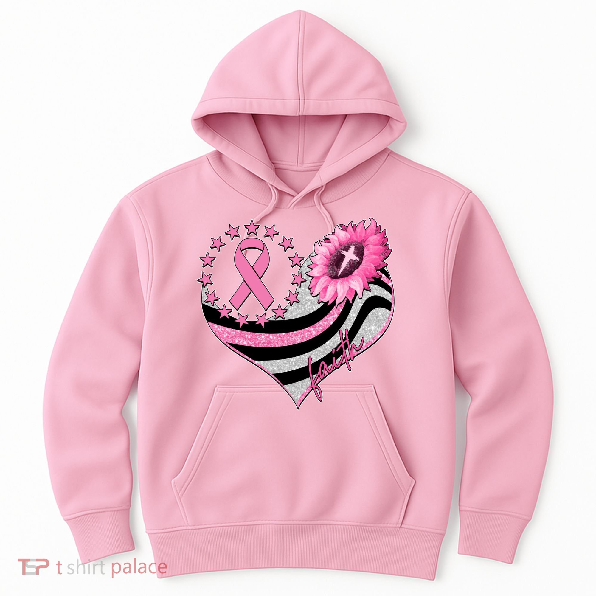 Breast Cancer Awareness Faith Hoodie