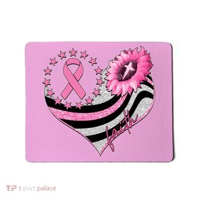 Breast Cancer Awareness Faith Mousepad