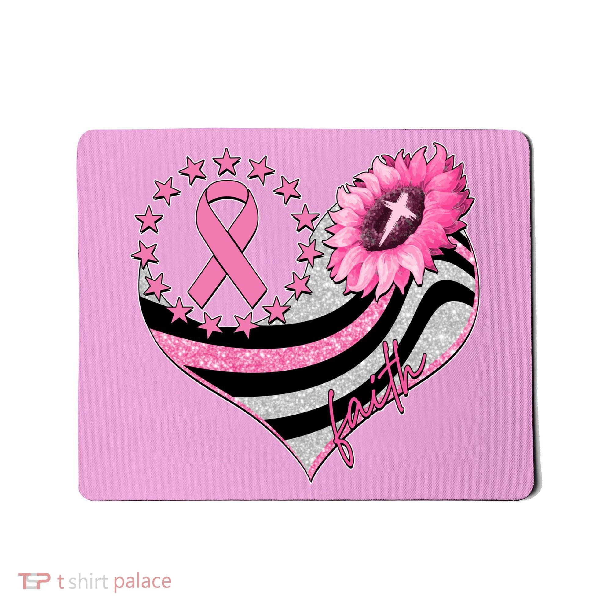 Breast Cancer Awareness Faith Mousepad