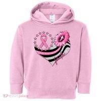 Breast Cancer Awareness Faith Toddler Hoodie thumb 0