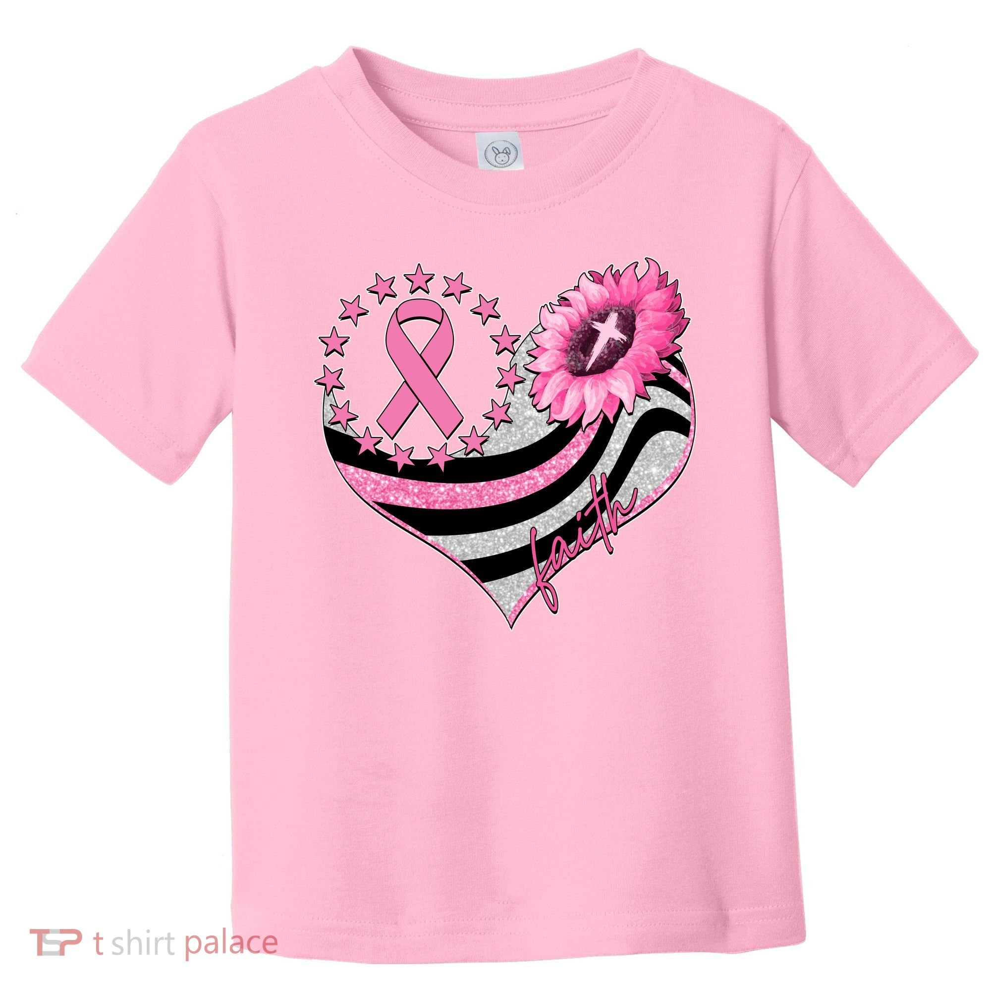 Breast Cancer Awareness Faith Toddler T-Shirt