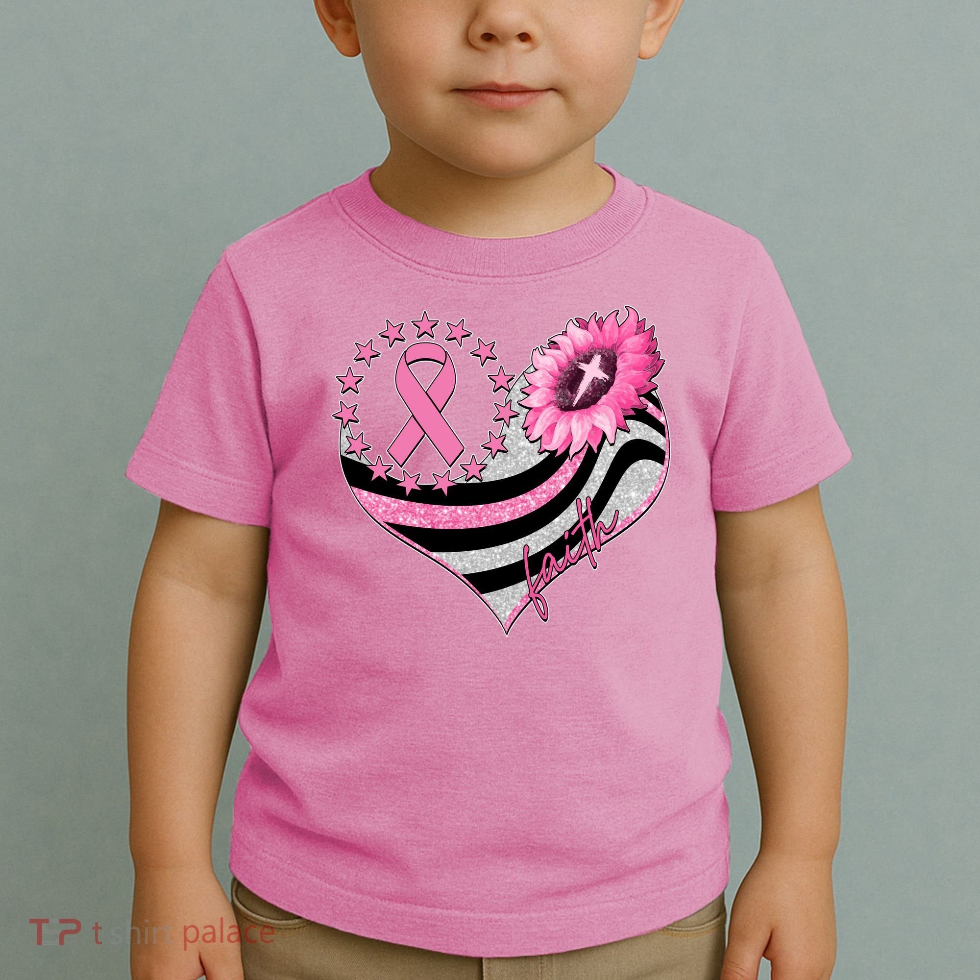 Breast Cancer Awareness Faith Toddler T-Shirt