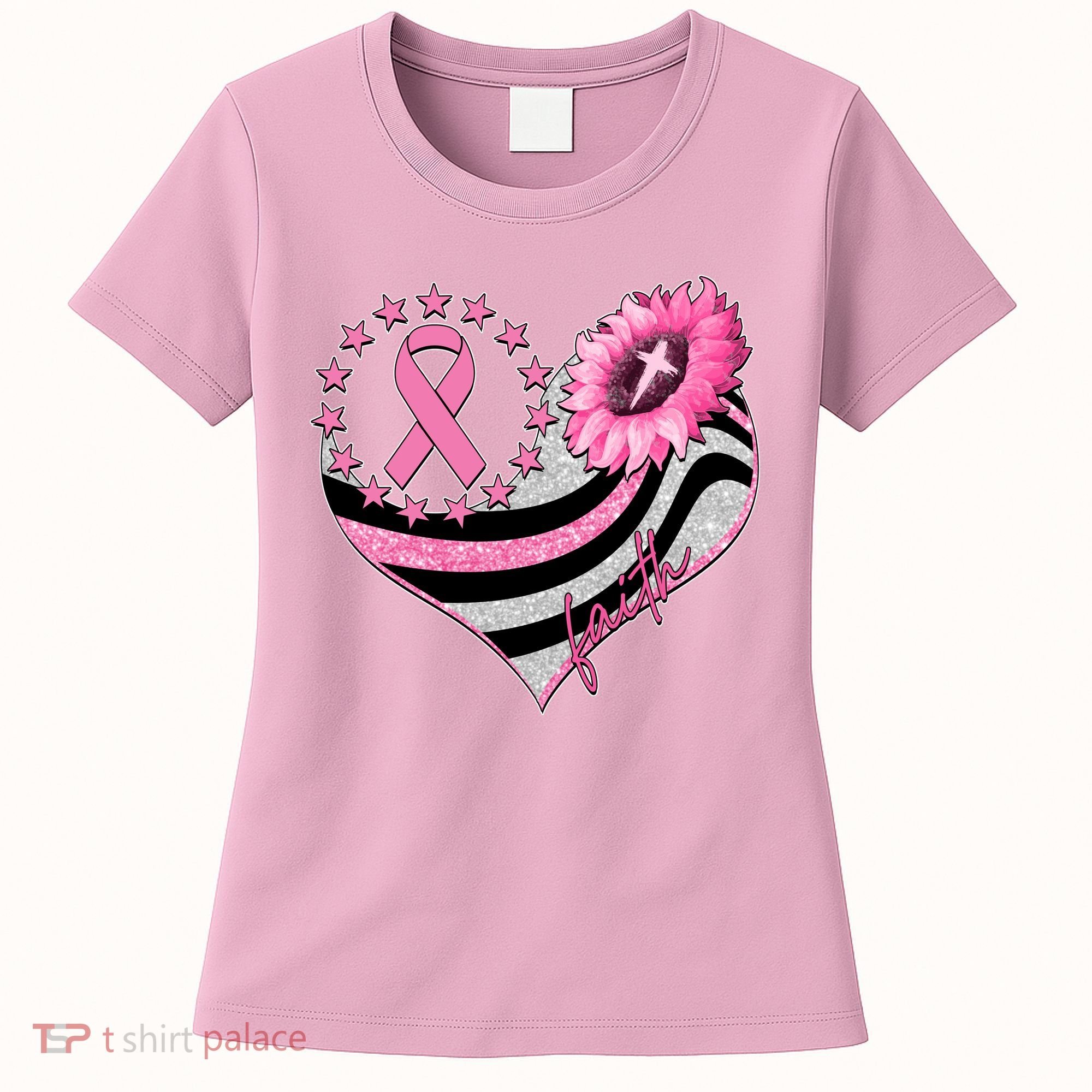 Breast Cancer Awareness Faith Women's T-Shirt