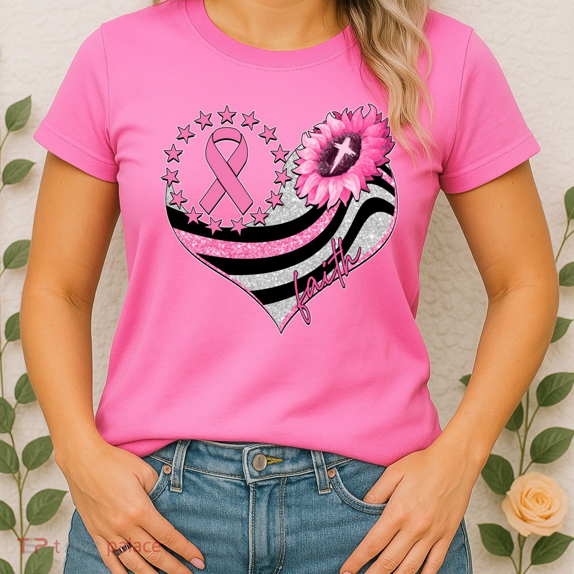 Breast Cancer Awareness Faith Women's T-Shirt