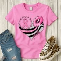 Breast Cancer Awareness Faith Women's T-Shirt thumb 3
