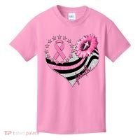 Breast Cancer Awareness Faith Kids T-Shirt thumb 0