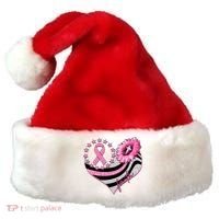 Breast Cancer Awareness Faith Santa Hat thumb 0