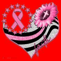 Breast Cancer Awareness Faith Santa Hat thumb 1