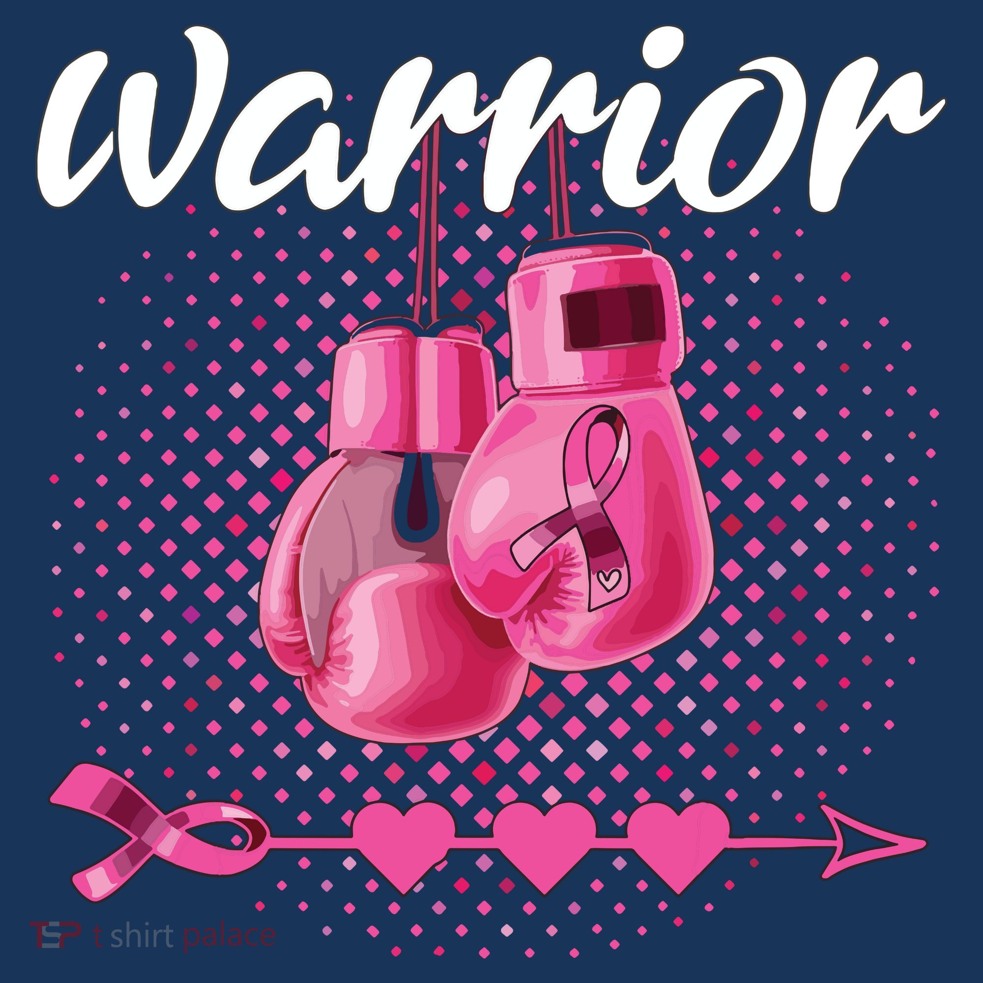 Breast Cancer Awareness Pink Boxing Gloves Warrior Women's Hoodie