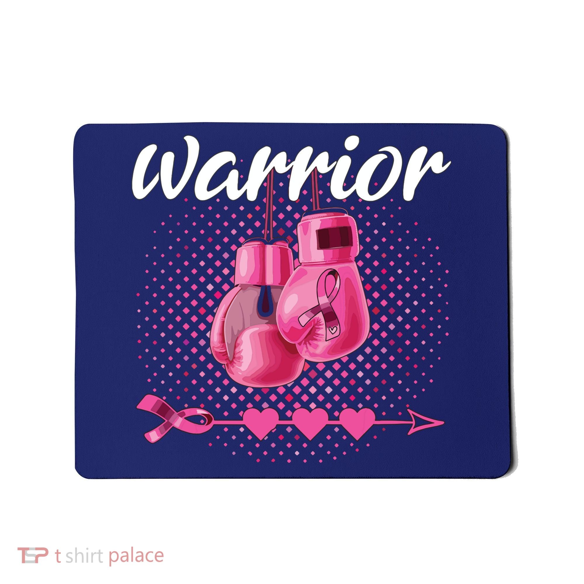 Breast Cancer Awareness Pink Boxing Gloves Warrior Mousepad