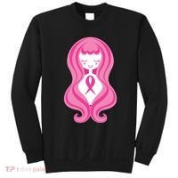 Breast Cancer Awareness Pink Ribbon Girl Sweatshirt thumb 0