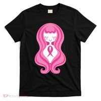 Breast Cancer Awareness Pink Ribbon Girl T-Shirt thumb 0