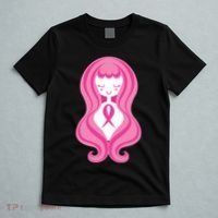 Breast Cancer Awareness Pink Ribbon Girl T-Shirt thumb 5