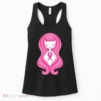 Breast Cancer Awareness Pink Ribbon Girl Women's Tank Top thumb 0