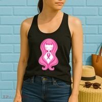 Breast Cancer Awareness Pink Ribbon Girl Women's Tank Top thumb 2