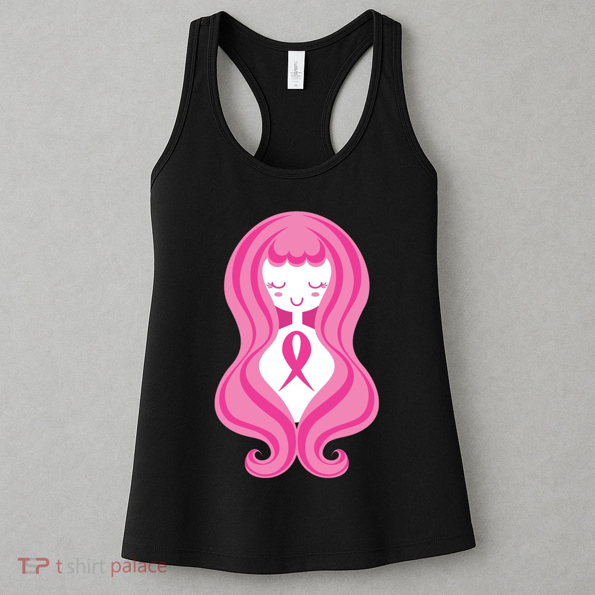 Breast Cancer Awareness Pink Ribbon Girl Women's Tank Top