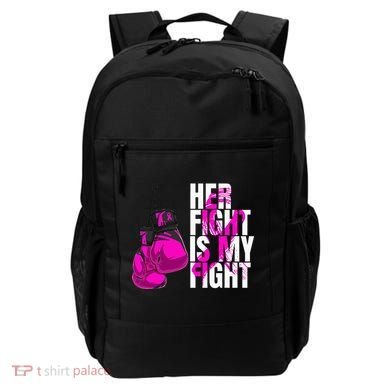 Breast Cancer Awareness Husband Support Squad Backpack