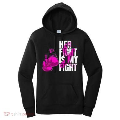 Breast Cancer Awareness Husband Support Squad Women's Hoodie