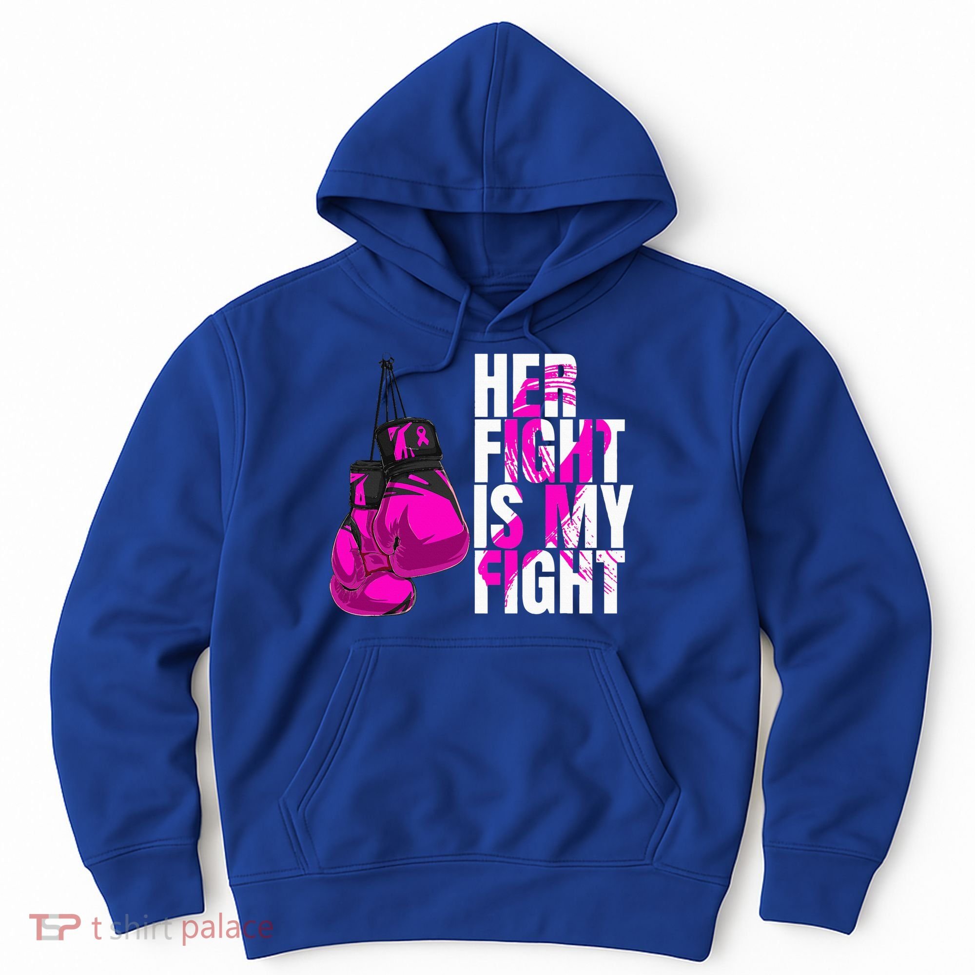 Breast Cancer Awareness Husband Support Squad Hoodie