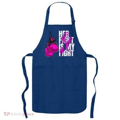 Breast Cancer Awareness Husband Support Squad Apron