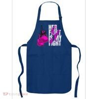 Breast Cancer Awareness Husband Support Squad Apron thumb 0
