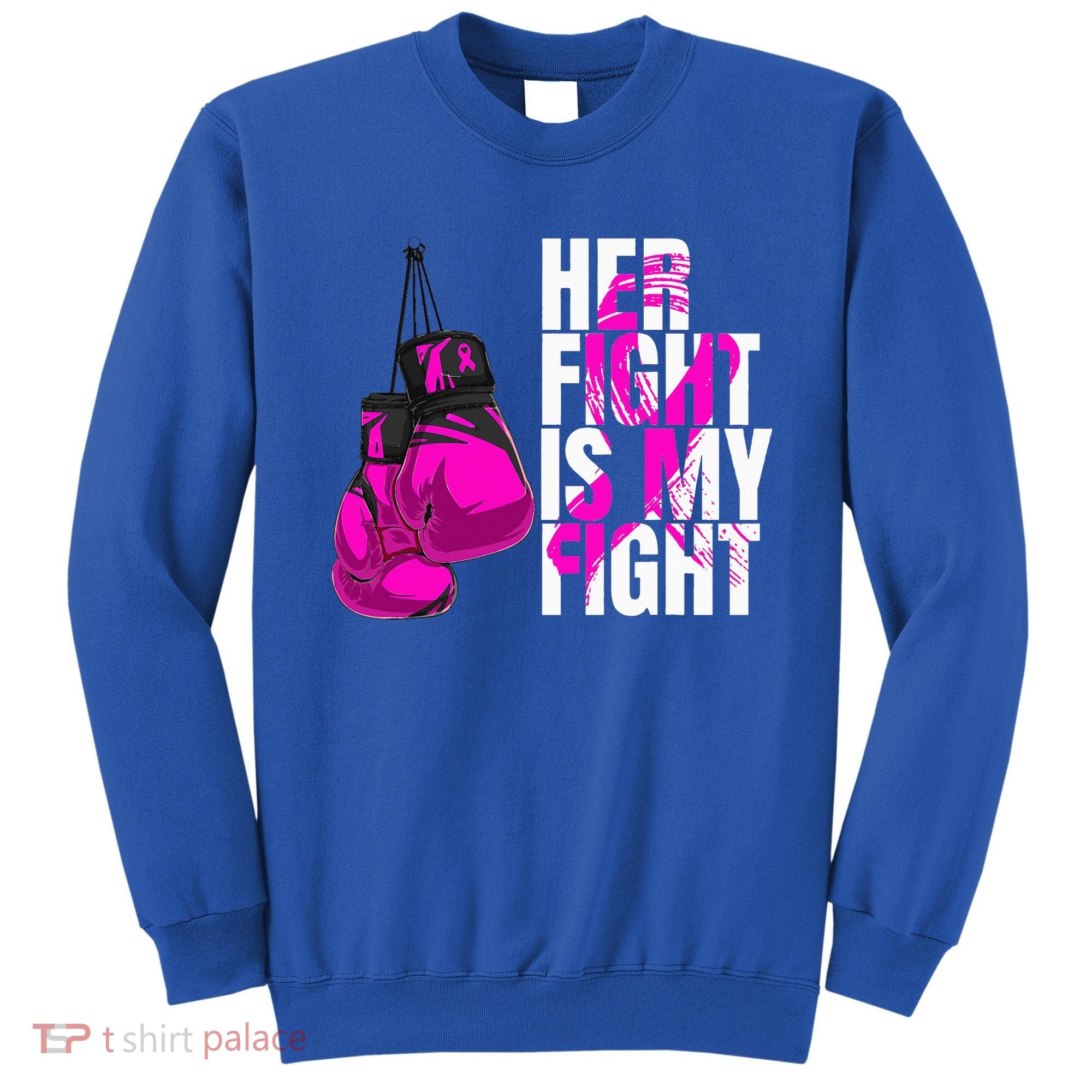 Breast Cancer Awareness Husband Support Squad Sweatshirt