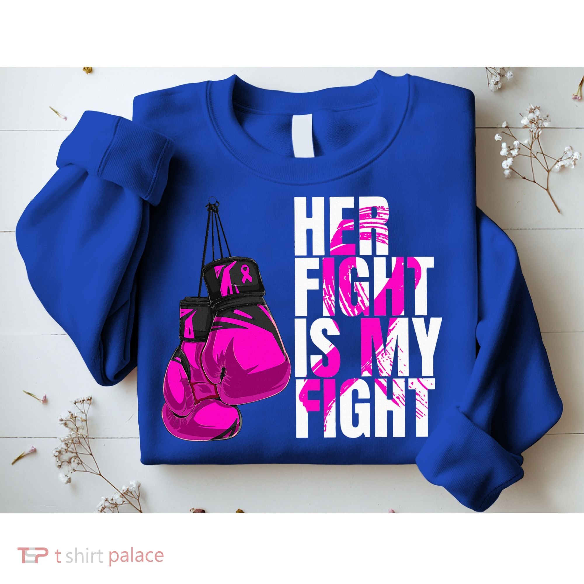 Breast Cancer Awareness Husband Support Squad Sweatshirt