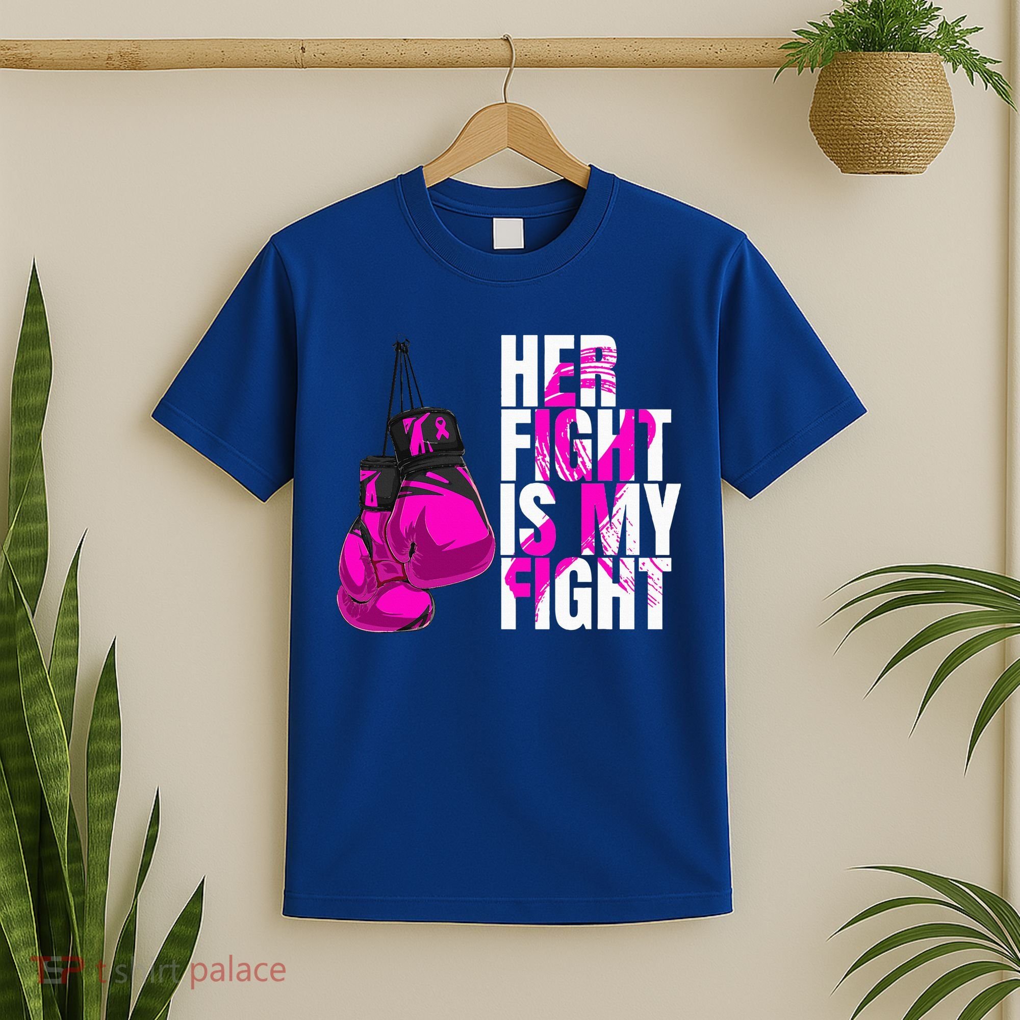 Breast Cancer Awareness Husband Support Squad T-Shirt