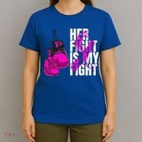 Breast Cancer Awareness Husband Support Squad T-Shirt thumb 4